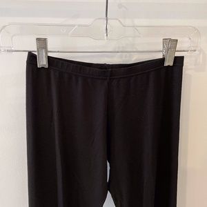 Black Uniqlo Leggings with Lace Bottom XS